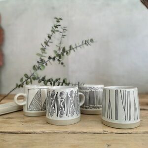 (2) Scandinavian Mugs